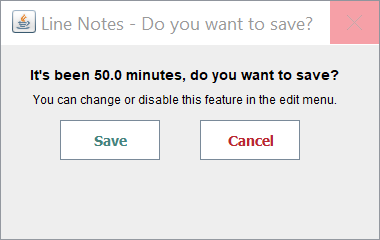 Autosave Prompt