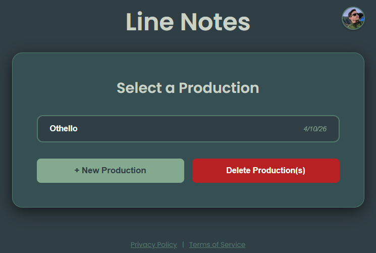 Linenotes Exported Word Doc Screenshot